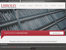 Tablet Screenshot of libroley.com